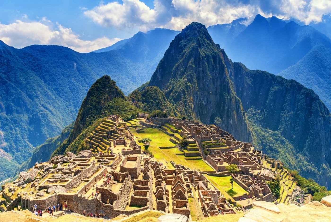 Machu Picchu, Peru, one of the 7 wonders of the world.