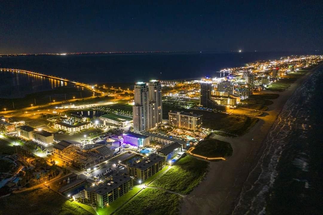 An island after dark